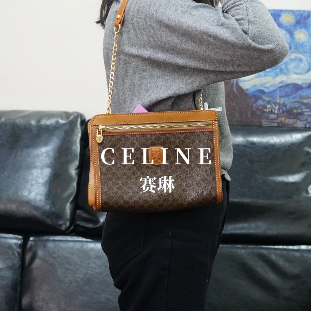 95新 Celine/思琳 老花单肩包/JJ01519482/9482