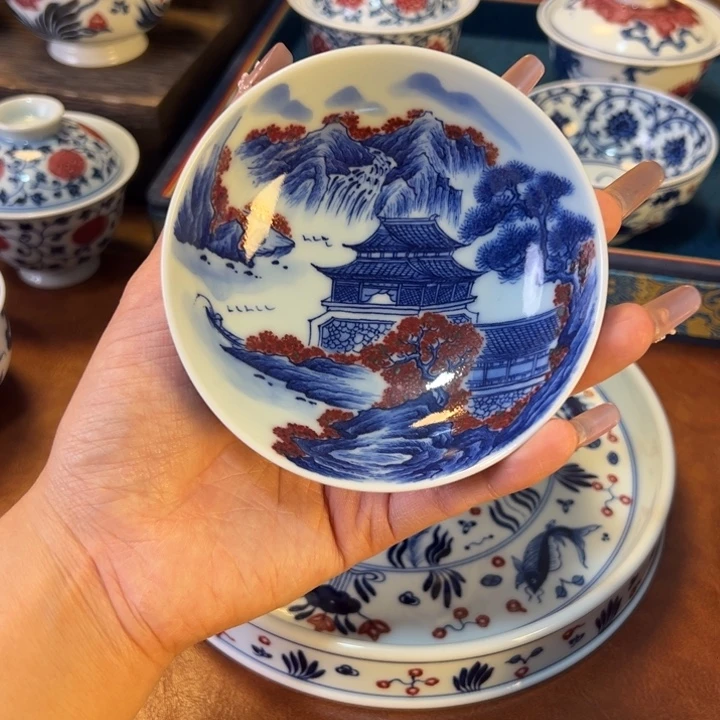 瓷片景德镇陶瓷手工手绘