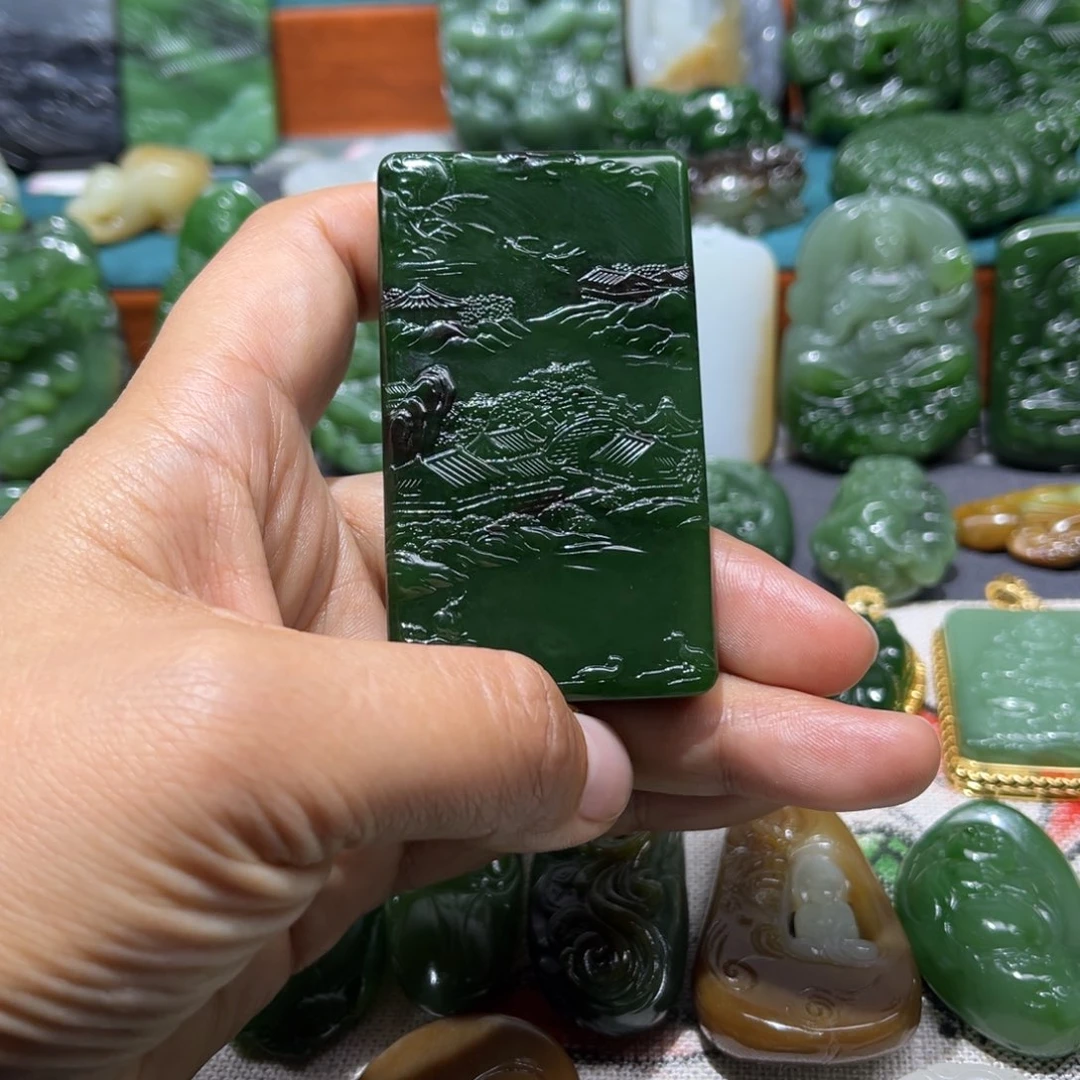 和田玉颈饰未镶嵌浩****肉