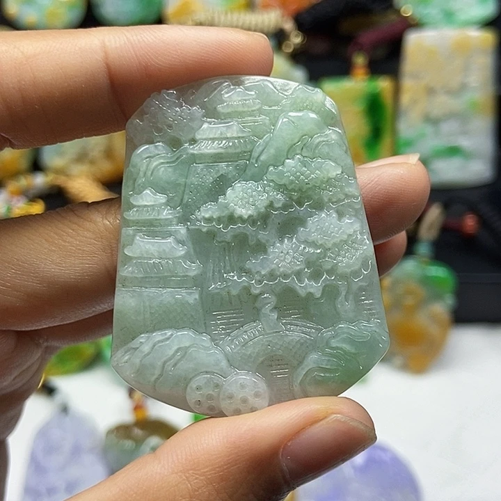 翡翠未镶嵌颈饰天然翡翠Ａ货