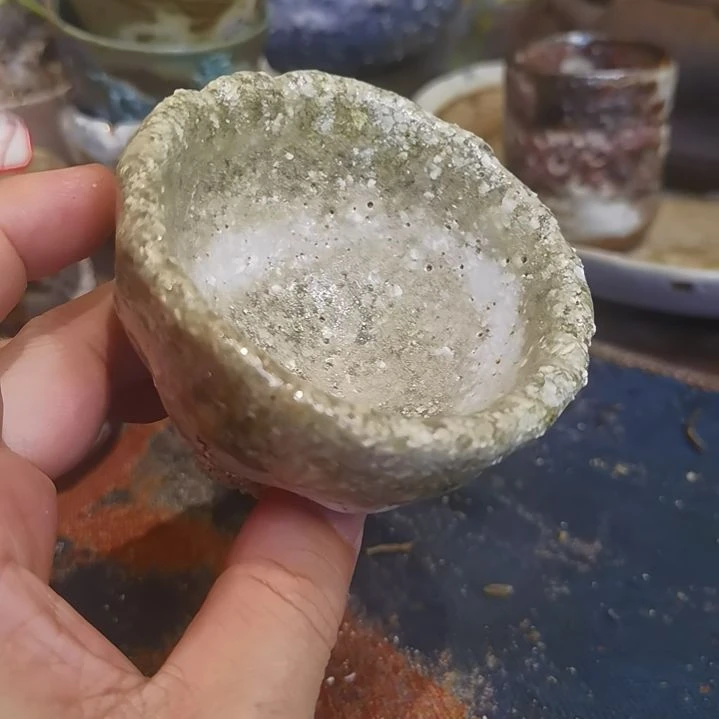 摆件手工高温原矿窑变特价不退不换