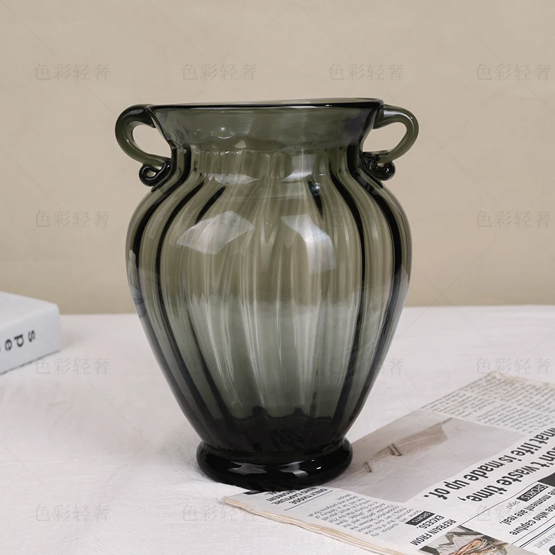 L673 中号创意花瓶装饰摆件客厅插花简约装饰现代工艺品轻奢简约