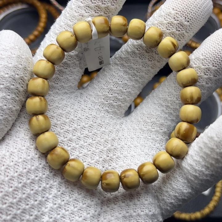 紫金鼠手串纯实心老型半山水小白龙9.2尺精工暴力归圆