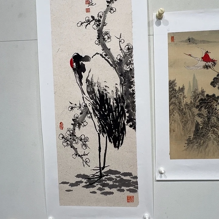 国画林德坤老师花鸟作品