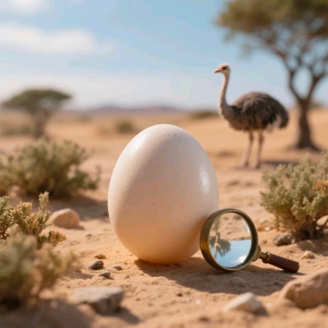 新鲜大号鸵鸟蛋节日送礼营养丰富散养包邮到家