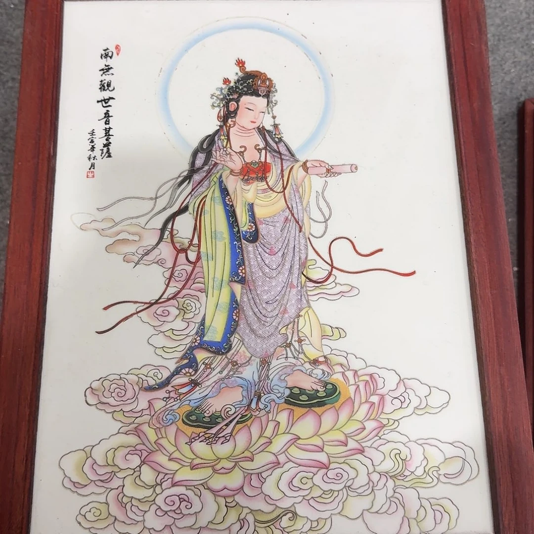 摆件陶瓷板画瓷板画