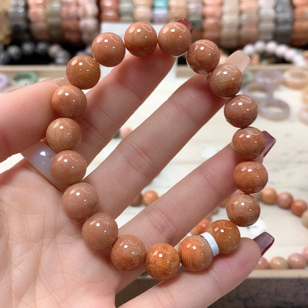 硅化珊瑚（珊瑚玉）手链未镶嵌芹981