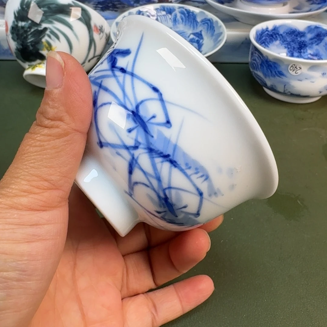 陶景德镇纯手绘茶具圆222