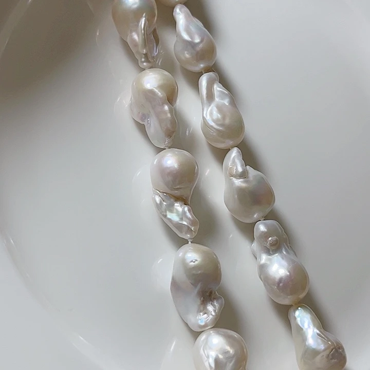 淡水珍珠14.7左右巴洛克未镶嵌