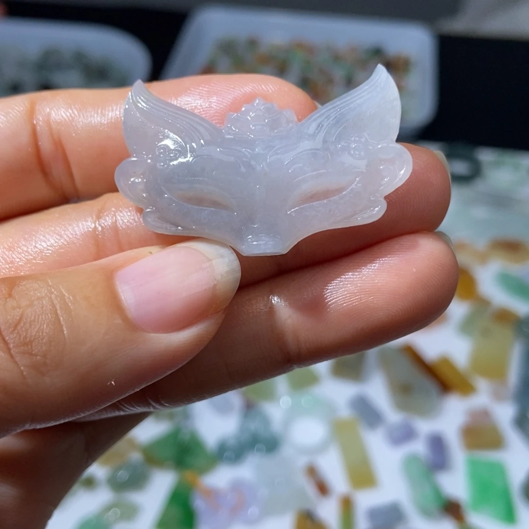 定制翡翠未镶嵌翡翠39.3*21.8*5.2