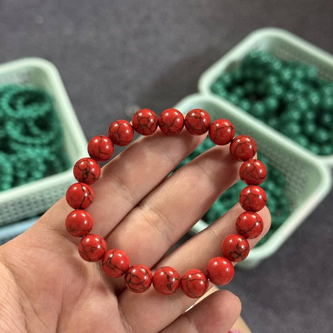 Q35红铁线10mm手链