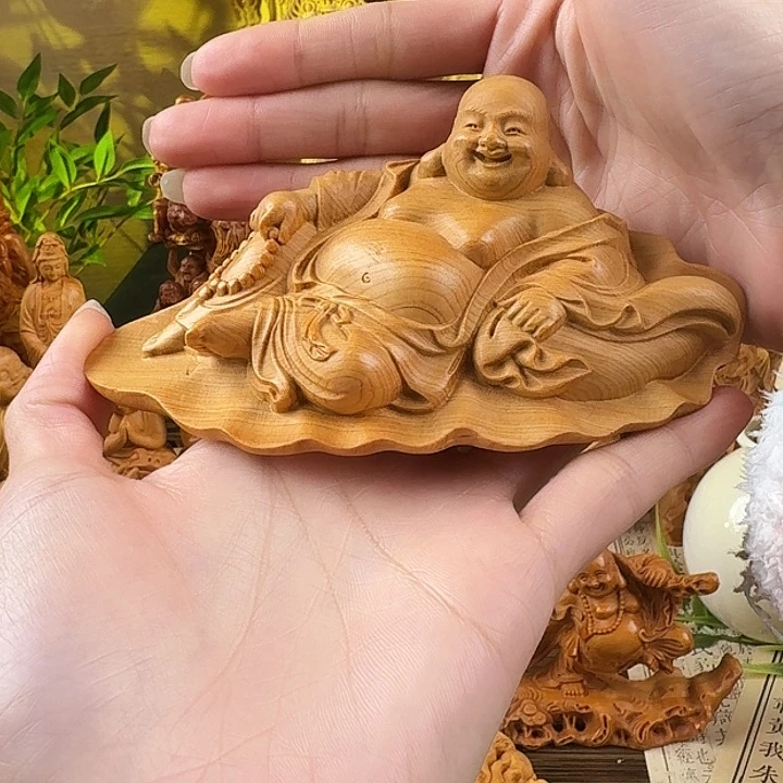 柏木(崖柏)荷叶弥勒经典款