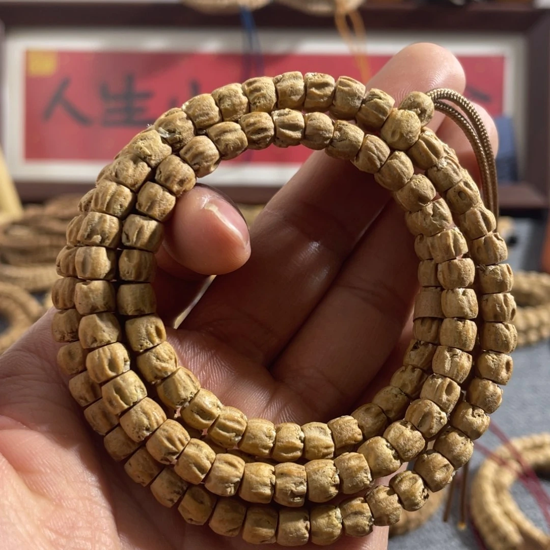 吊坠柏香籽/百香籽粉油皮方块桶顺6mm+