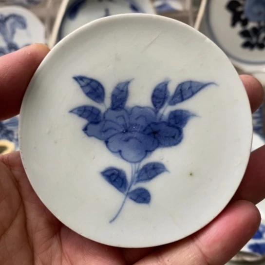 瓷片现代瓷器青花瓷片