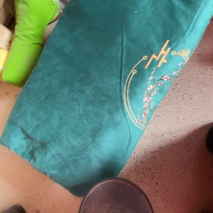 简***）艾绒60绿绒床垫 布套微瑕