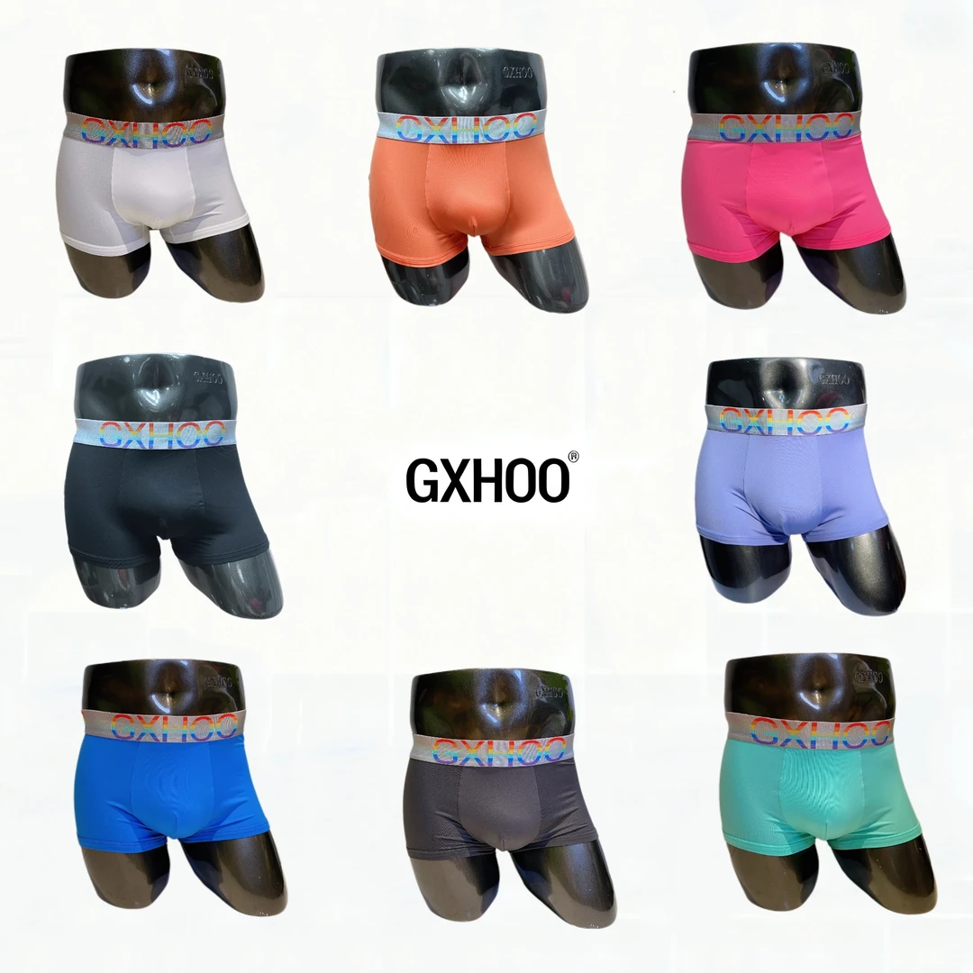 【马卡龙纯色系】男士平角内裤柔软透气舒适高腰织带不卷不勒时尚