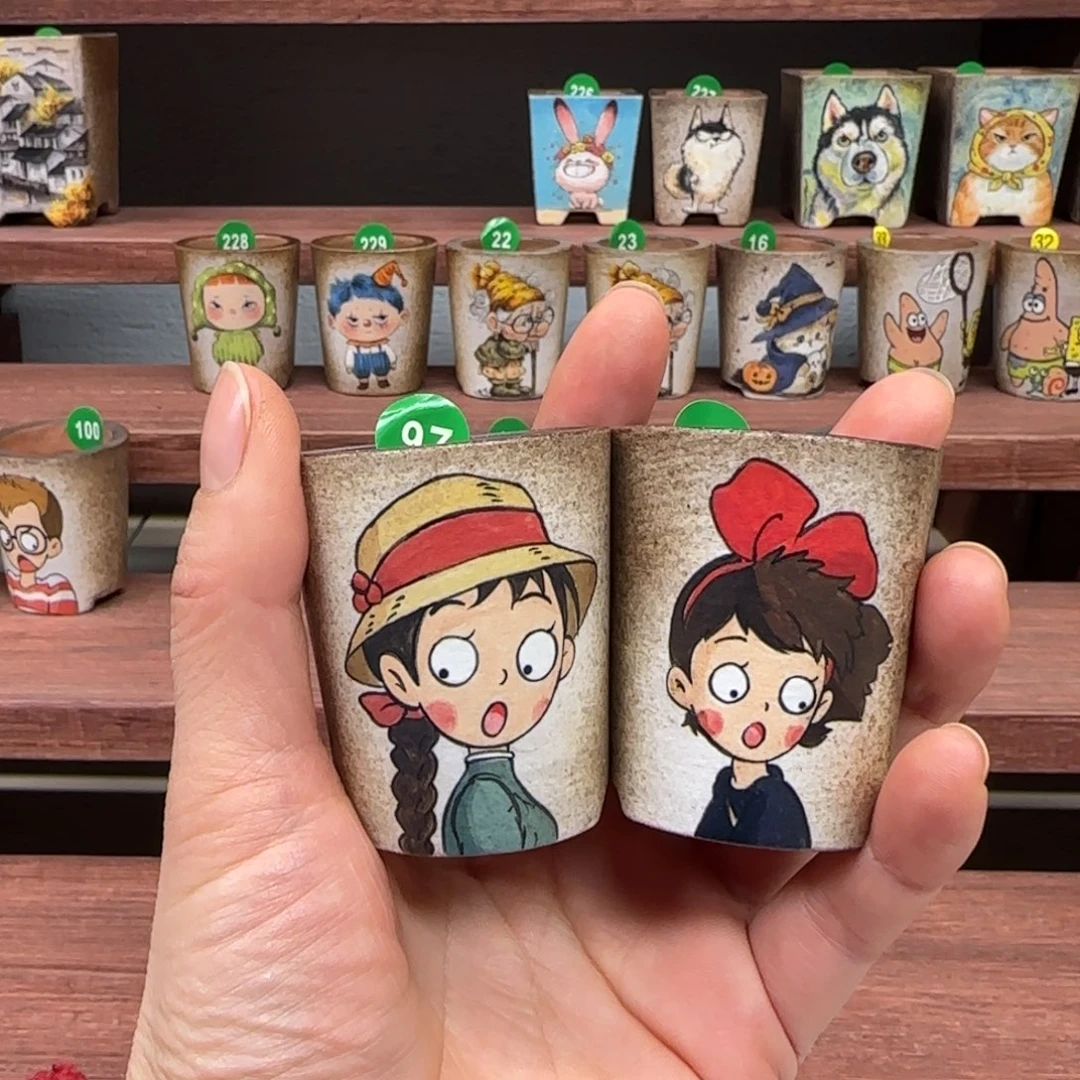 内口尺寸3.7厘米左右花盆