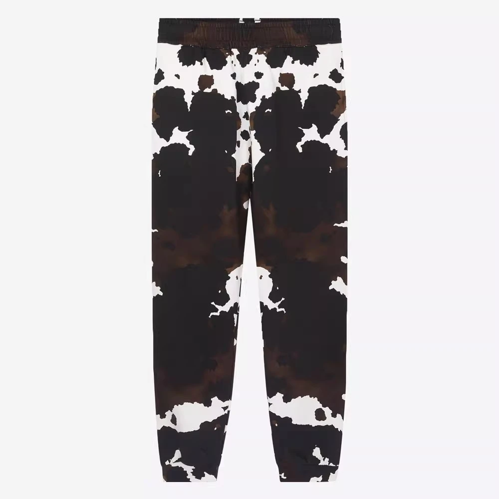 BURBERRY博柏利新品个性奶牛配色休闲男士束脚运动卫裤8043218