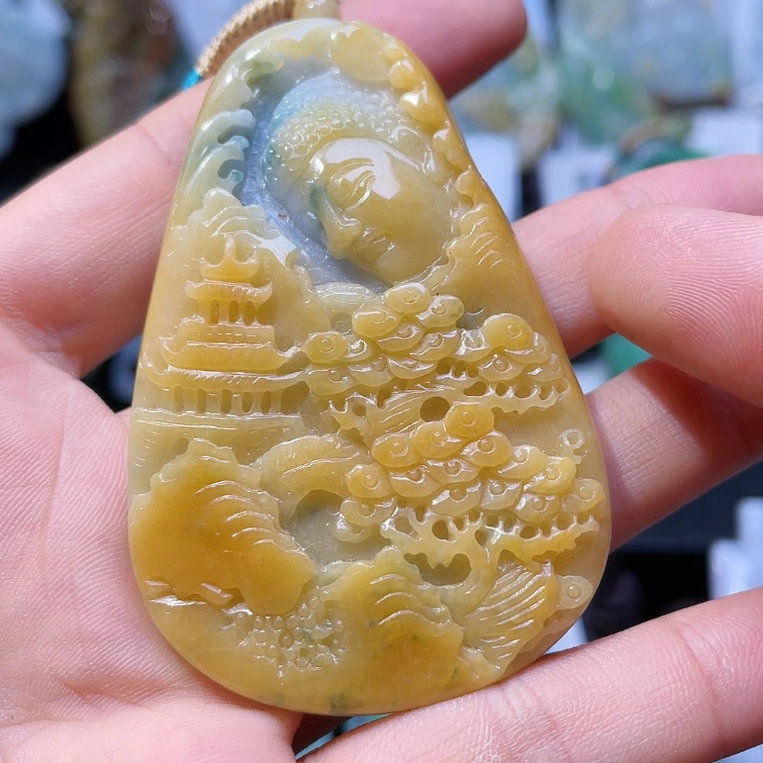 颈饰未镶嵌翡翠一个