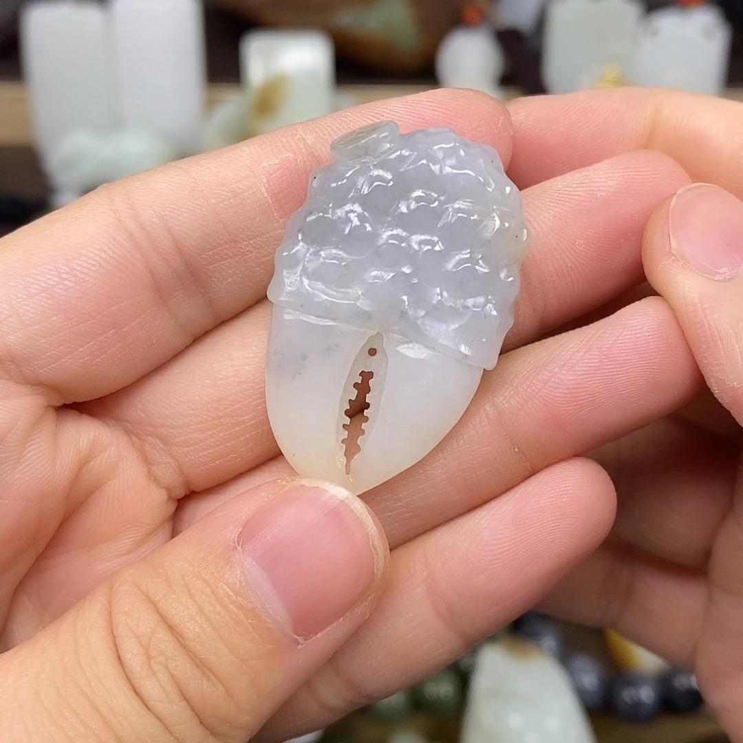 和田玉未镶嵌颈饰6