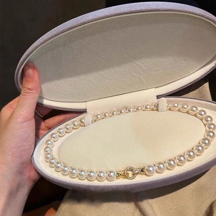 【爆款】极光白转盘扣10mm妈妈链时尚项链