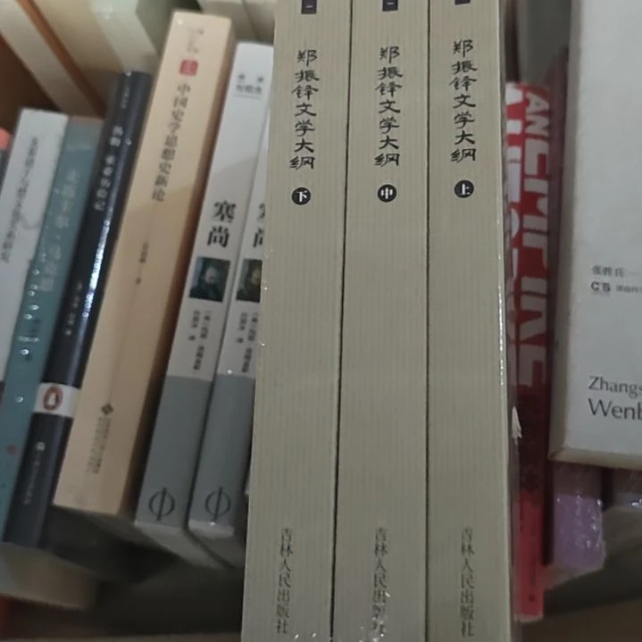 郑振铎文学大纲三本一套正版全新