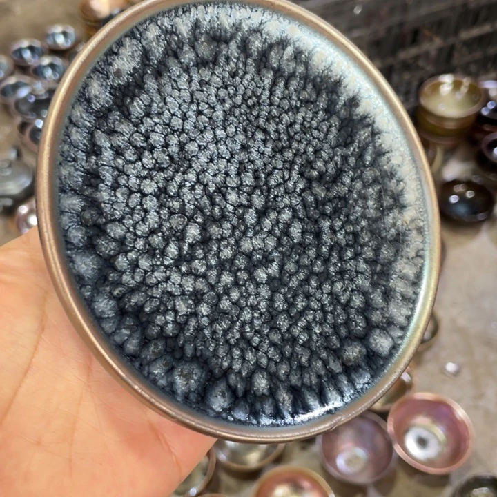 茶盏建阳建盏微瑕百花