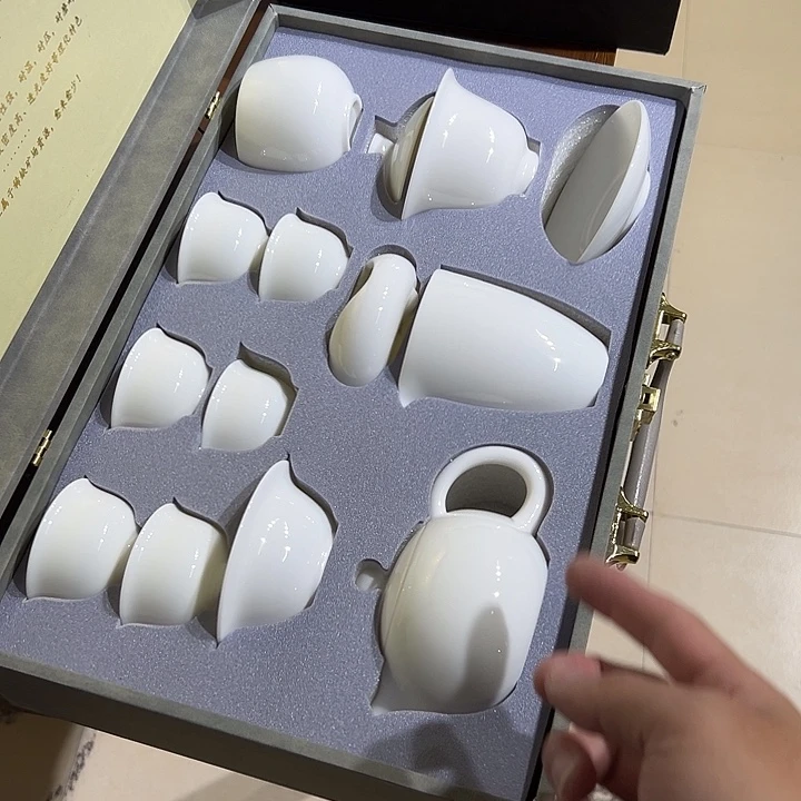 德化白瓷礼盒套装