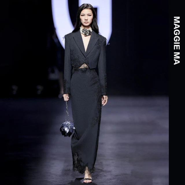 MAGGIEMA马婧2025新款今年流行的女装套装开春穿搭一整套裙子897C