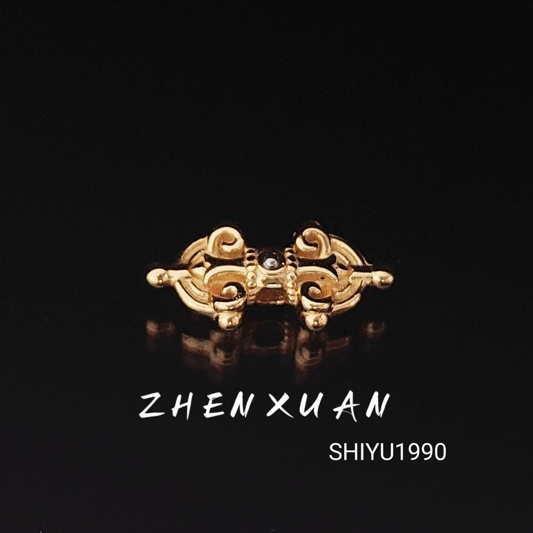 2026升级款睡不醒翔默楚背云配饰尺寸7*14.5mm配饰灰珠