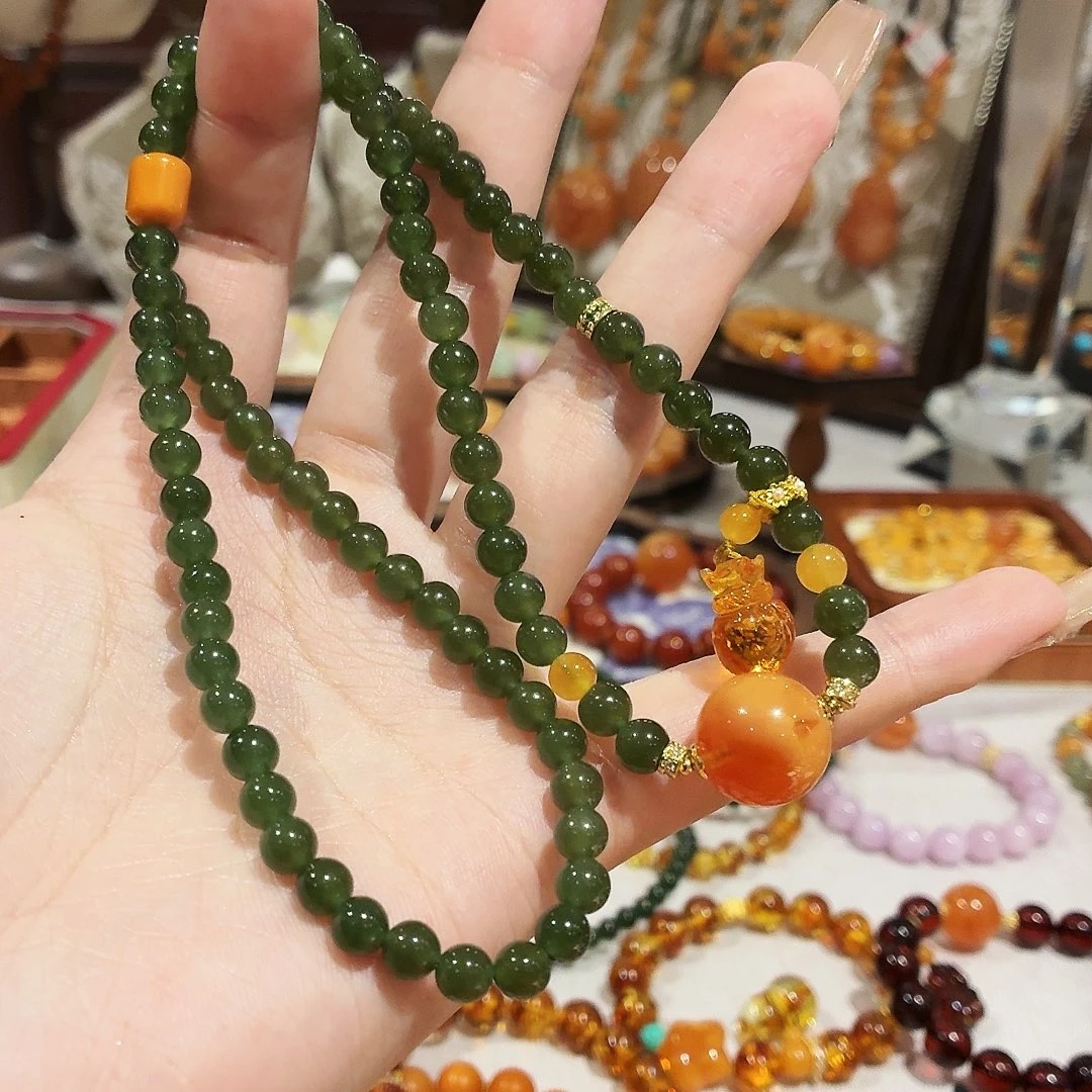 蜜蜡未镶嵌手链手串