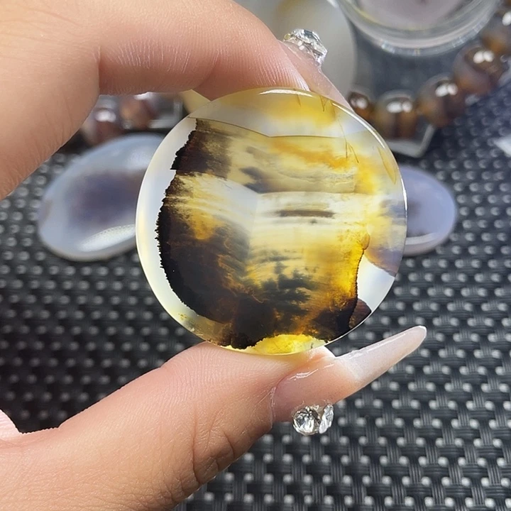 未镶嵌颈饰玛瑙/玉髓