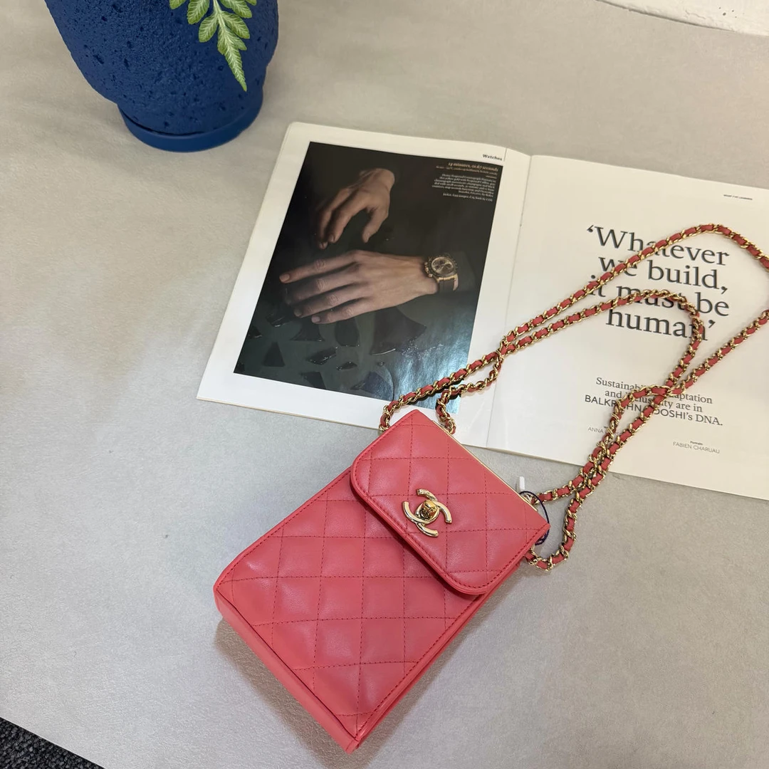 99新 Chanel/香奈儿 大吉中古/香奈儿trendy cc手机包斜挎
