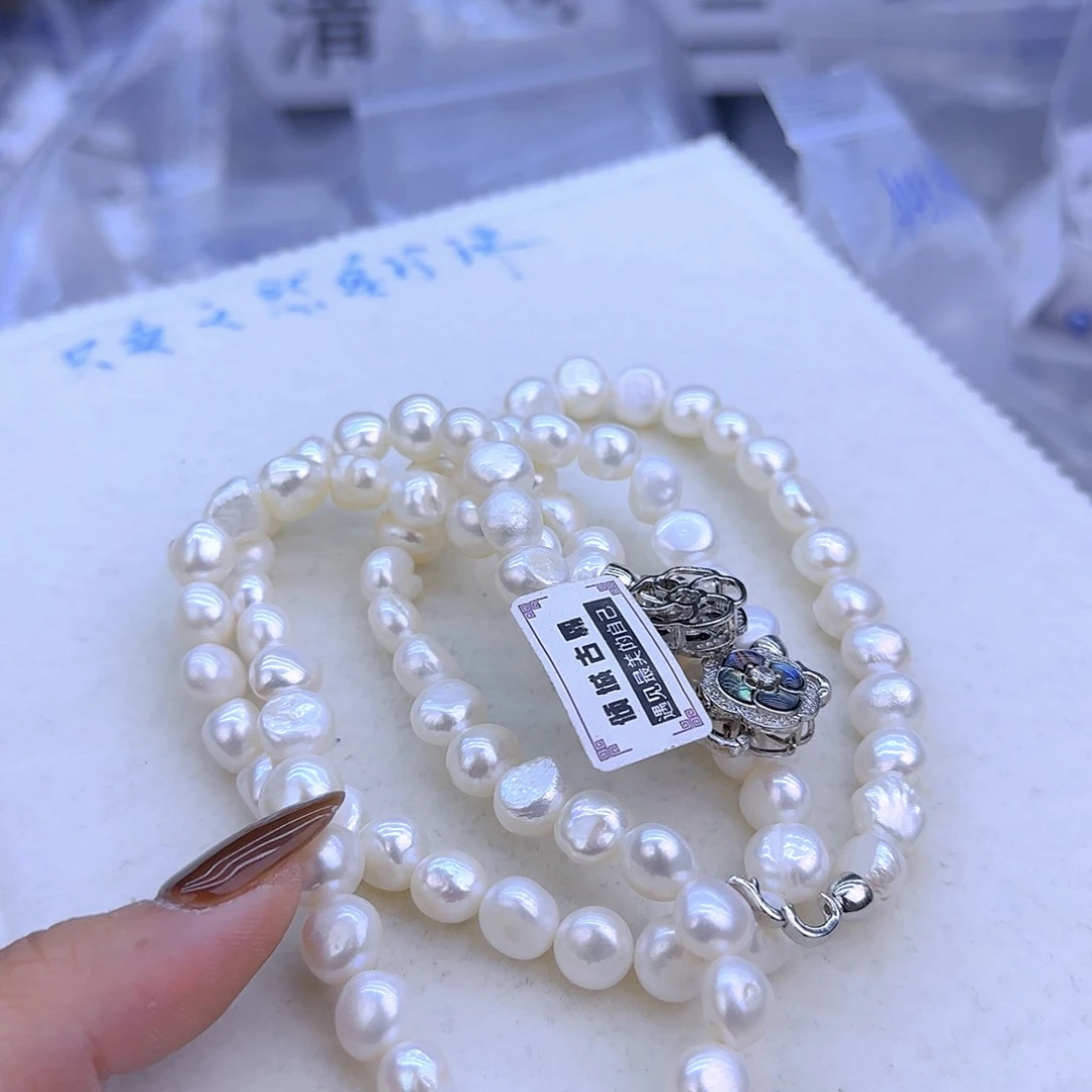 未镶嵌项链定制882淡水珍珠