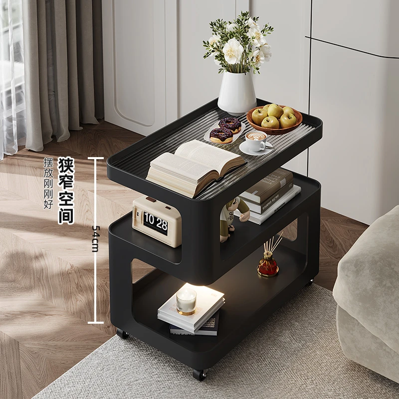 高级感沙发边几2025新款客厅可移动茶几小桌子小推车床头柜茶边几
