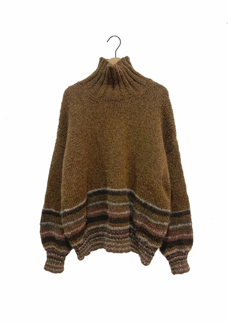 7阁小府～左岸迷香原创针织上衣7013