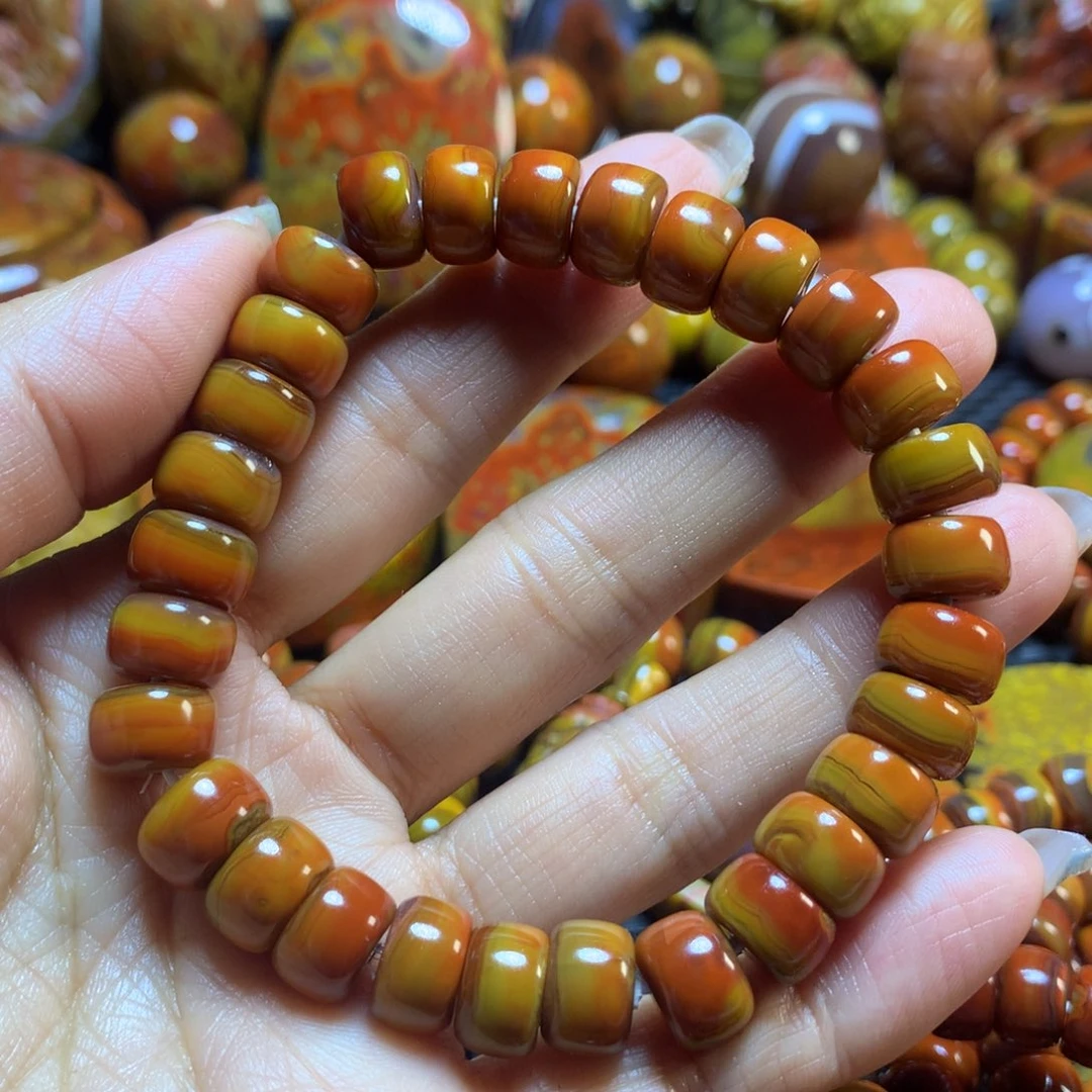 玛瑙/玉髓战国红手串未镶嵌