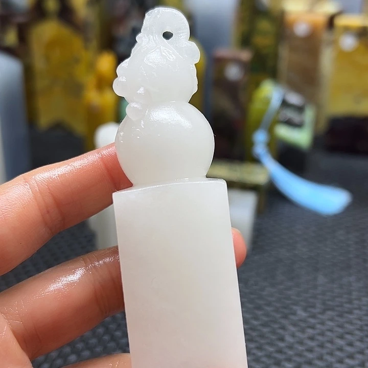 额***彡青田石印章石印章石