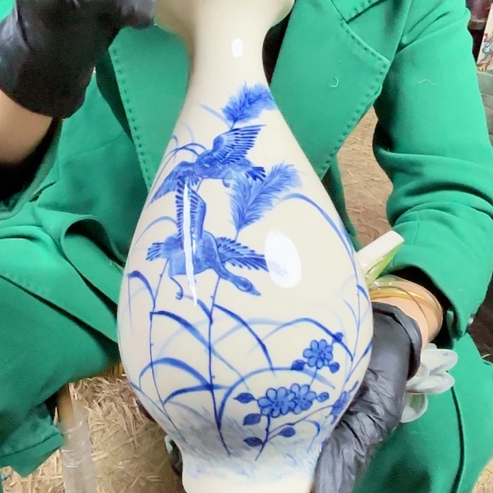 其他陶景德镇高温陶瓷玉壶春花瓶