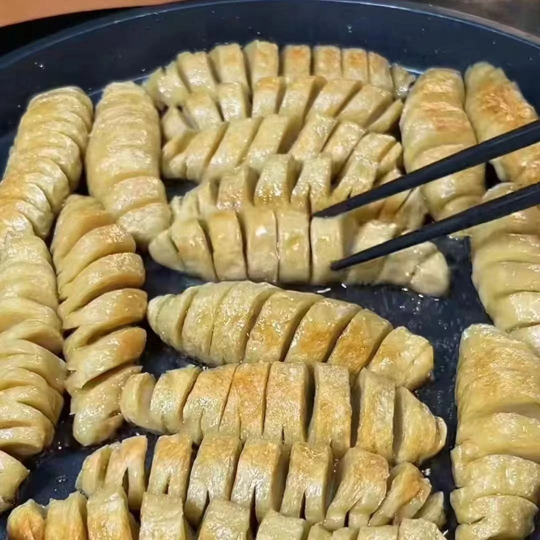 烤面筋半成品纯手工面筋串批发烧烤凉拌面筋新鲜面筋整箱冷冻