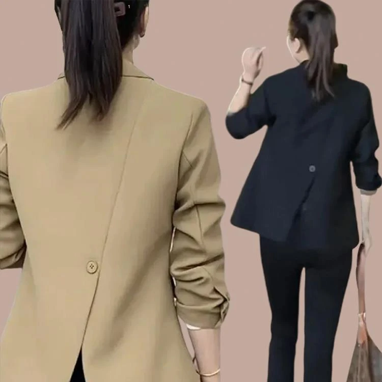 女士小西装外套2026春秋季新款休闲西服气质短款小个子上衣女装