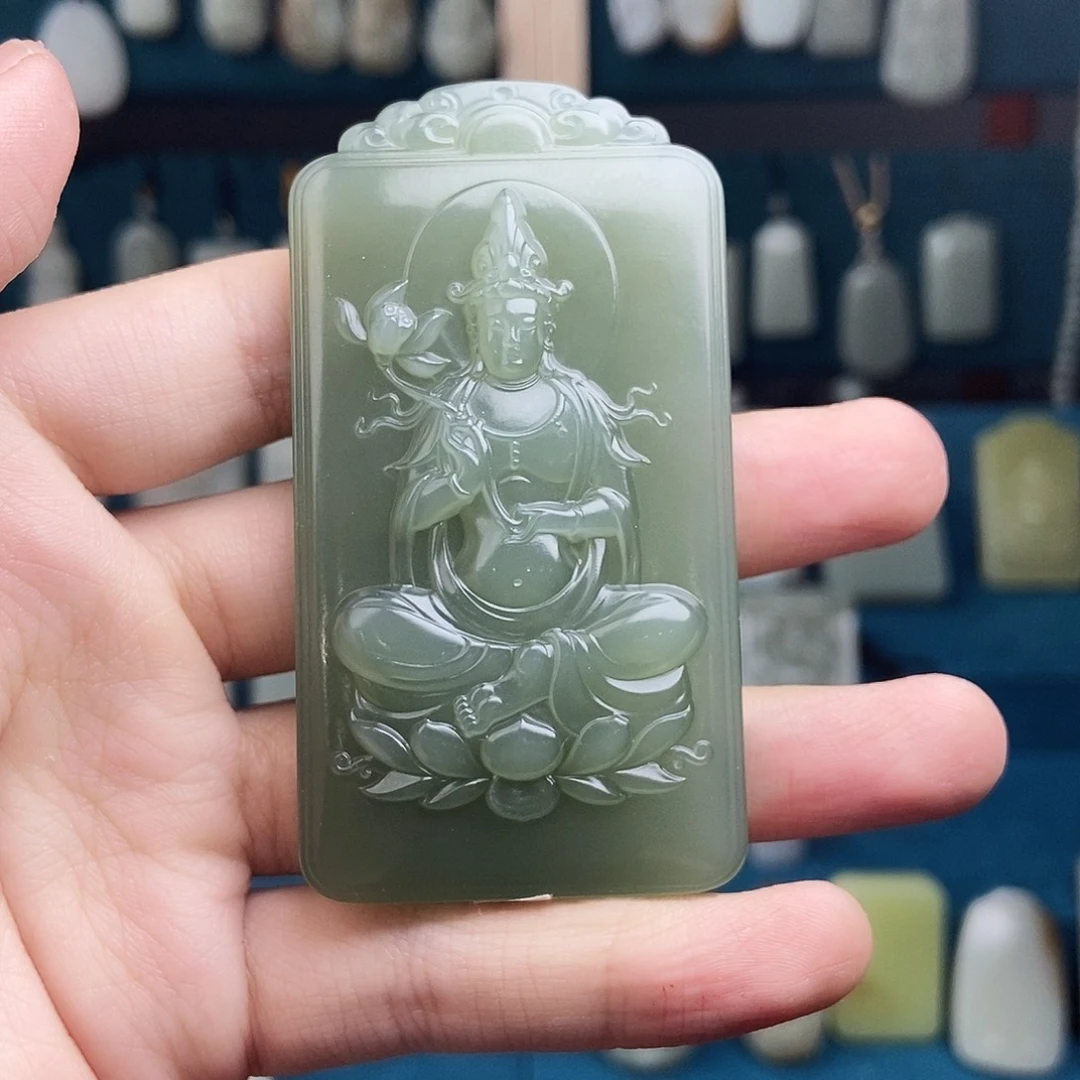 和田玉（青白玉）未镶嵌颈饰