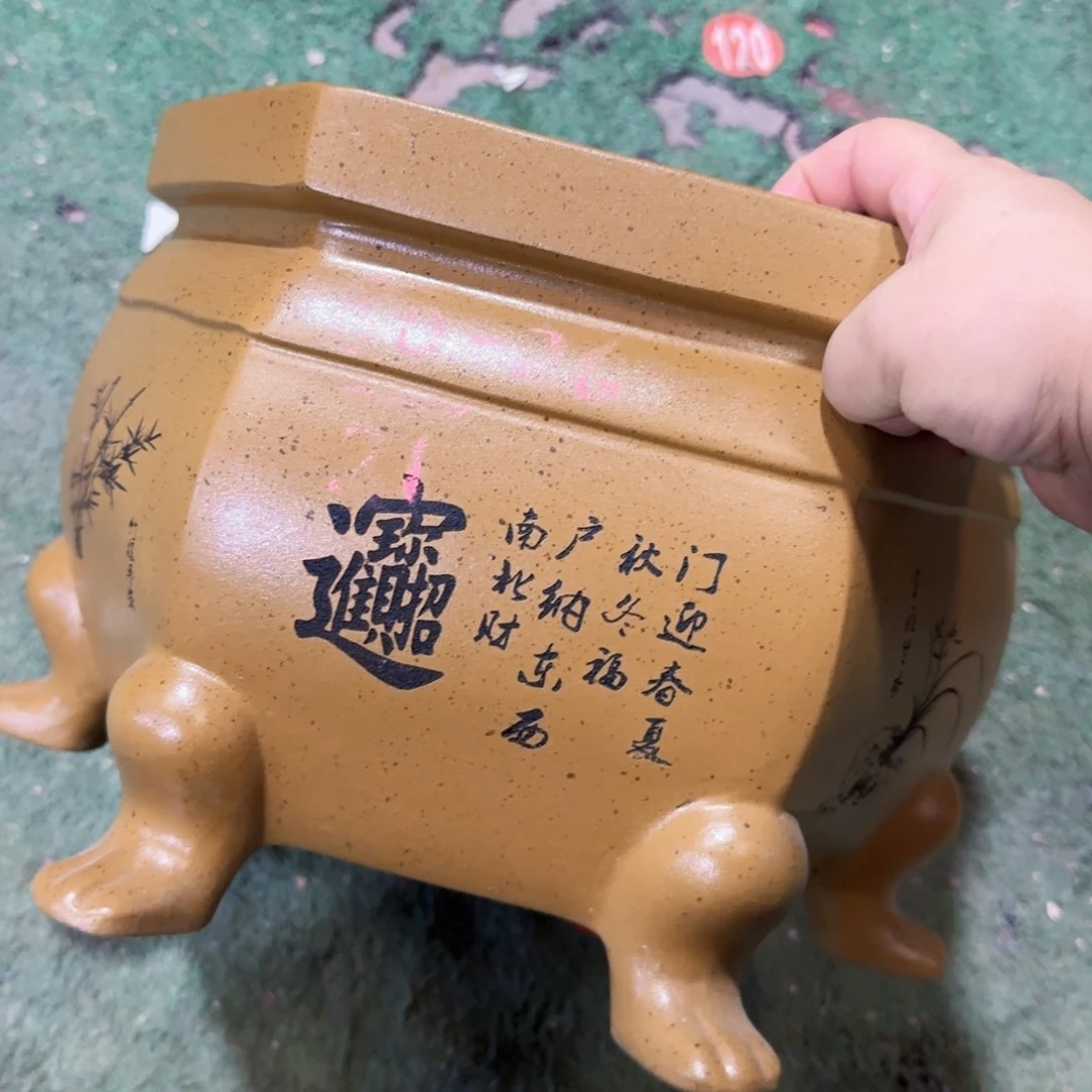 紫砂花盆紫砂花盆