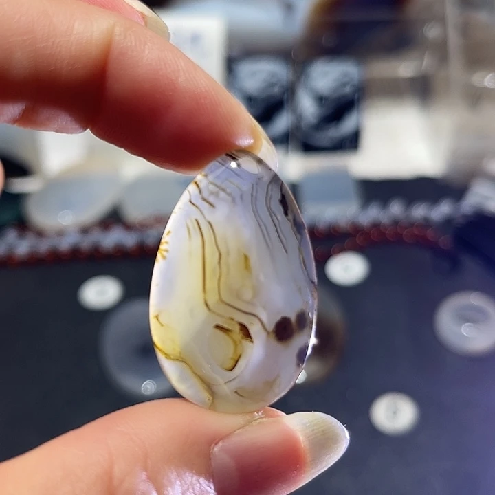 玛瑙/玉髓未镶嵌吊坠(不含链)