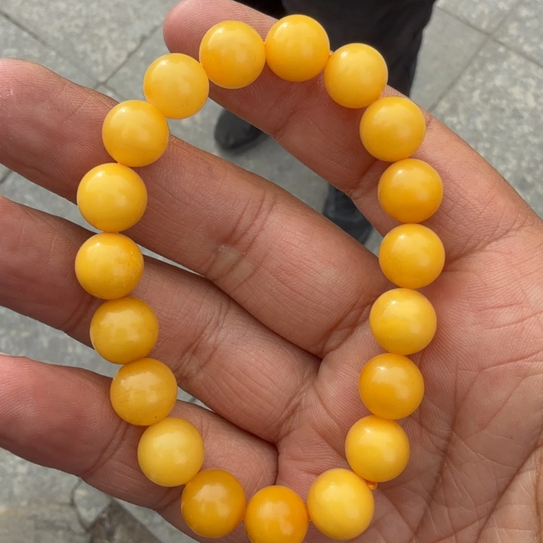 蜜蜡未镶嵌手链小扎西推荐藏传一件