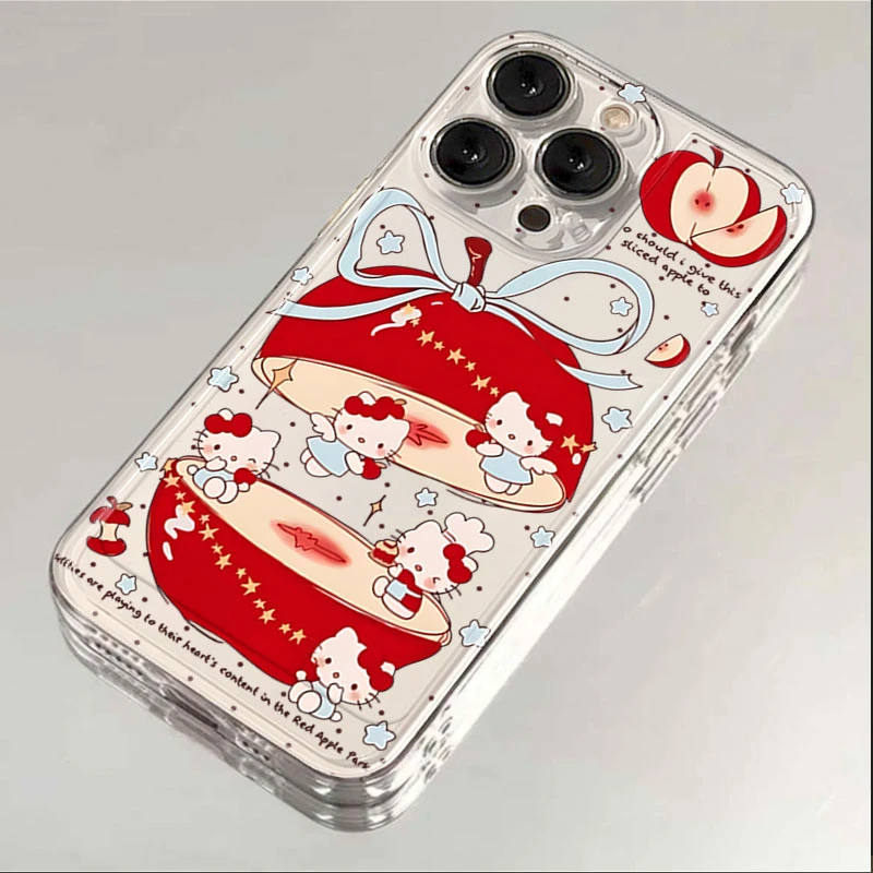 苹果凯蒂猫适用iphone16/15promax手机壳苹果13/12透明14卡通11XR