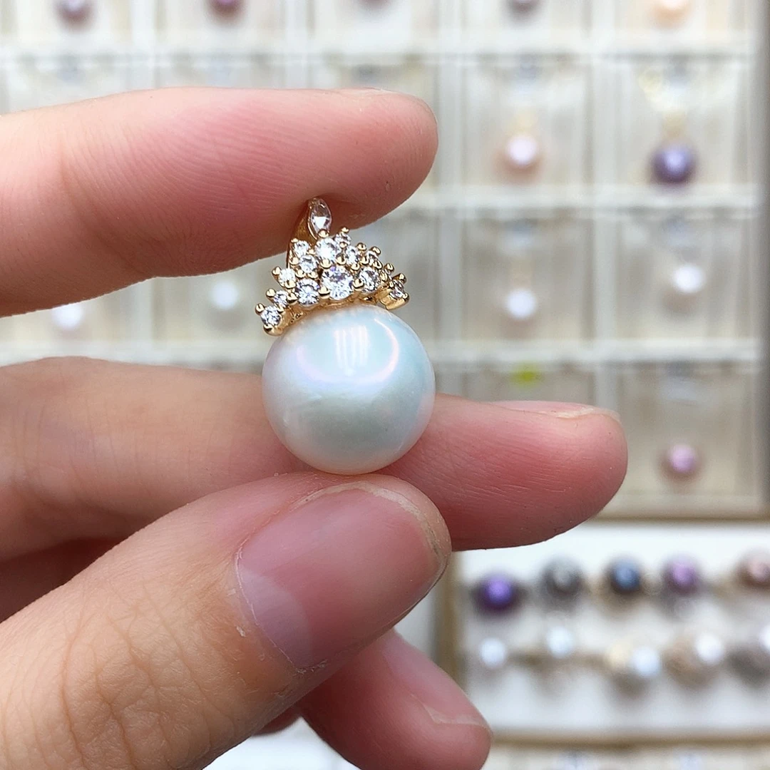 淡水珍珠颈饰合金