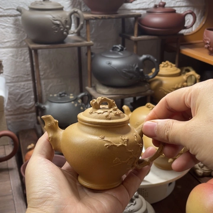 茶壶紫砂黄金段泥小报春