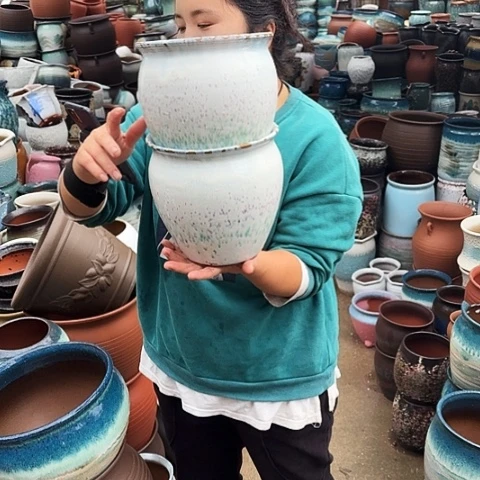 口20高20瑕疵两个盆。