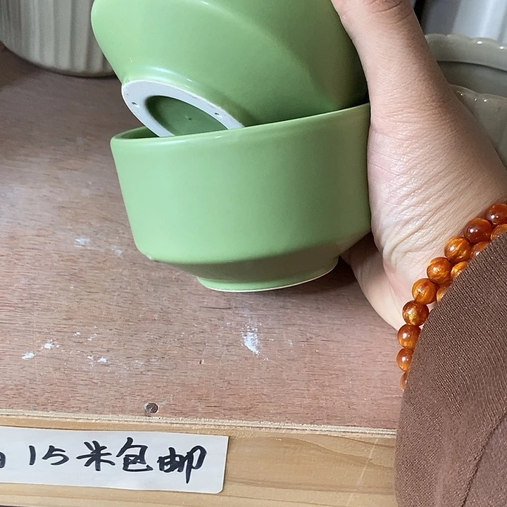 陶瓷花盆有孔 瑕疵介意勿拍